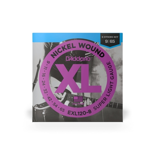 D'Addario 7 StringsD'Addario 8 Strings guitar pack