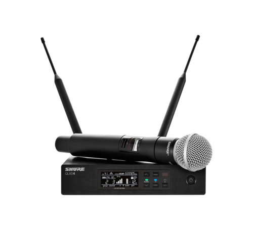 מיקרופון אלחוטי   SHURE QLXD24E/SM58