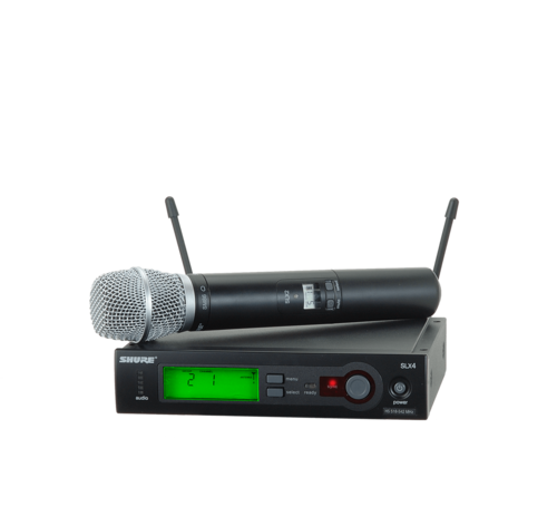 מיקרופון אלחוטי SHURE SLX 4E/BETA87A-87C