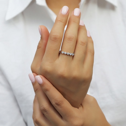 טבעת יהלומים 0.55ct מקולקציית 