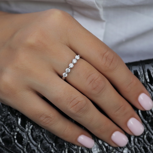 טבעת יהלומים 0.55ct מקולקציית 