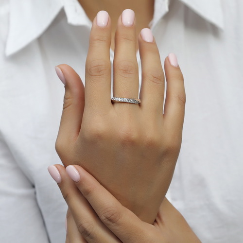 טבעת יהלומים 0.45ct מקולקציית 