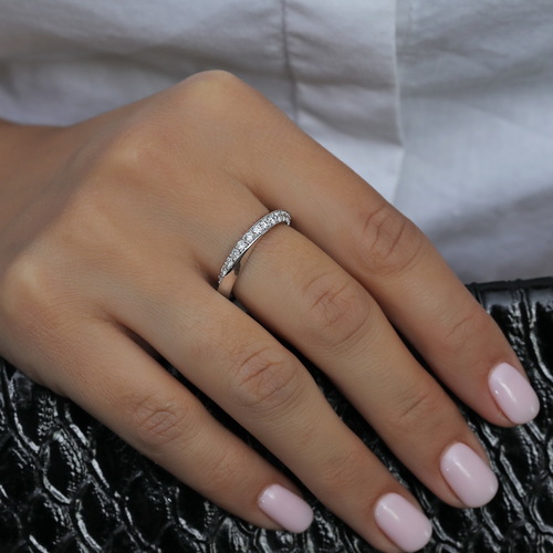 טבעת יהלומים 0.45ct מקולקציית 