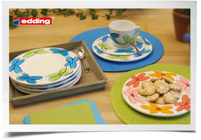 טוש מכחול לציור על פורצלן 1/6 Edding
