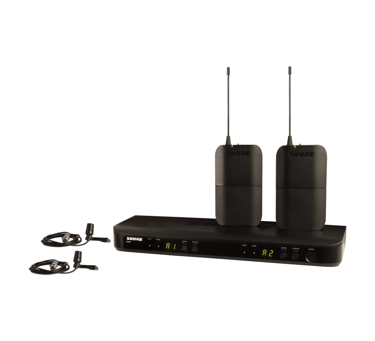 זוג מיקרופונים אלחוטיים דש SHURE BLX188E/P31 BLX188E/PG30
