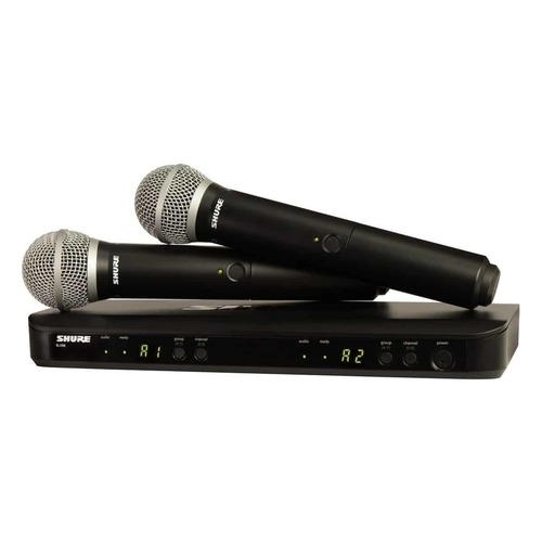 זוג מיקרופונים אלחוטיים SHURE BLX288E/PG58
