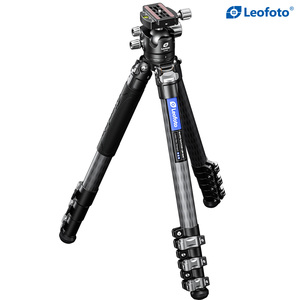 חצובת סיבי פחם כולל ראש כדורי Leofoto Rapid Ranger LSR-324C+LH-40