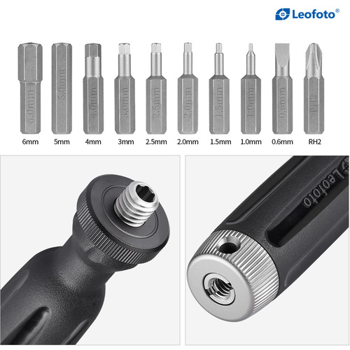 ערכת מברגים לחצובה Leofoto LMT-10