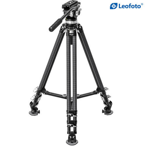 חצובת וידאו מקצועית כולל ראש Leofoto LVC-253C+BV-15