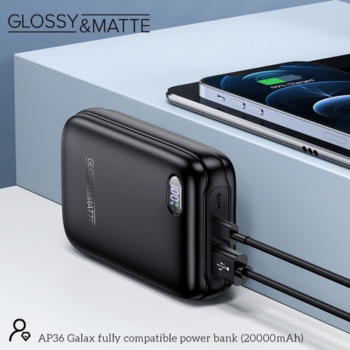 מטען נייד מהיר Type C בקיבולת 10000mAh GLOSSY&MATTE