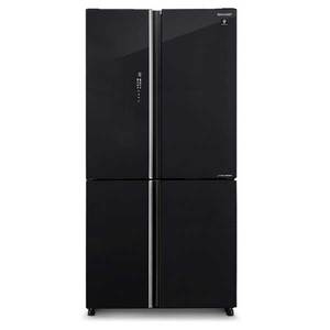 מקרר 4 דלתות 572 ליטר Sharp SJ-8960BK זכוכית שחור