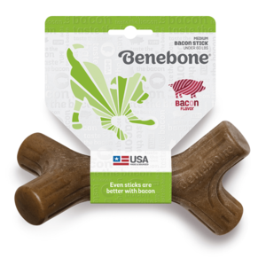 בנבון עצם בייקון M צעצוע לעיסה Benebone Bacon Stick Medium