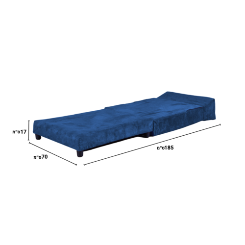 כורסאת אירוח נפתחת למיטה עם רגליים דגם מאיה