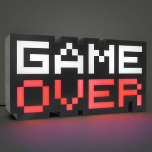 מנורת לוגו גיים אובר GAME OVER