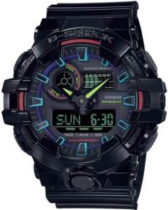 CASIO GA-700RGB-1A צבע חדש