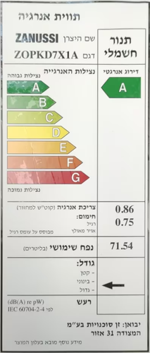 תנור STEAMPLUS פירוליטי ZOPKD7X1A זנוסי