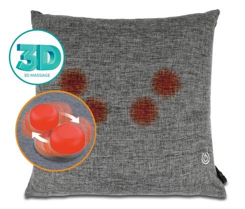 כרית עיסוי שיאצו וחימום נטענת Medics Care MC-9990A