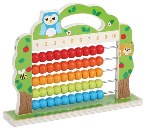 חשבוניית מספרים ללימוד חשבון מעץ מלא - חיות חביבות