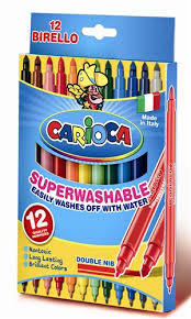 טושים דקים דו צדדיים 1/12 Carioca