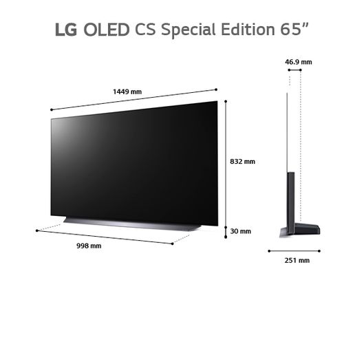 מציאות ועודפים-טלוויזיה “65 LG CS OLED65CS6LA