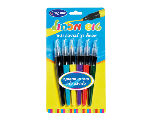 סט 6 טושי מכחול