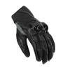 כפפות עור רבל הורן שחור / אפור -  REBELHORN ST SHORT GLOVES