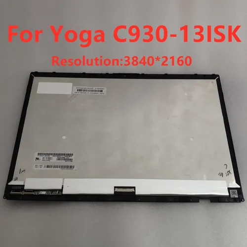 החלפת מסך מגע קומפלט למחשב Lenovo Yoga C930-13IKB  4K 3840*2160
