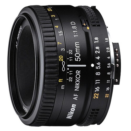 Nikon Lens 50mm f/1.8 D AF עדשה ניקון - יבואן רשמי