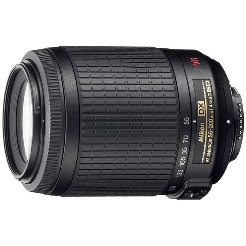 Nikon Lens 55-200mm f/4-5.6 G ED VR עדשה ניקון - יבואן רשמי