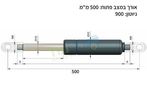 500 ממ - 900 ניוטון