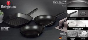 סט 3 מחבתות איכותיות BERLINGERHAUS MONACO BH-7096