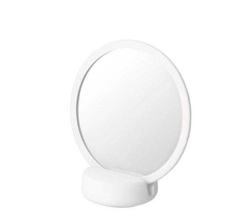 מראה מגדילה פי5 לבנה SONO white mirror