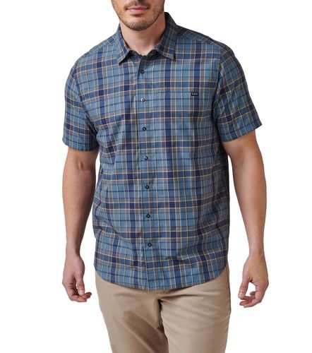 חולצה דגם WYATT S.S PLAID SHIRT