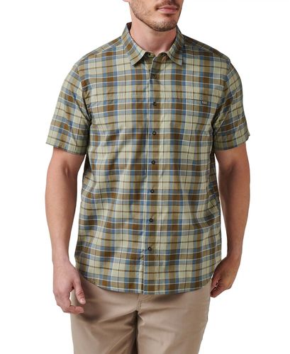 חולצה דגם WYATT S.S PLAID SHIRT