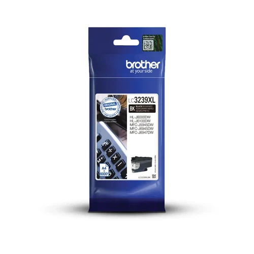 דיו שחור מקורי Brother LC-3239XLBK בראדר (6,000 דף)