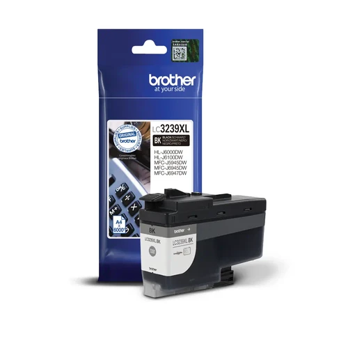דיו שחור מקורי Brother LC-3239XLBK בראדר (6,000 דף)