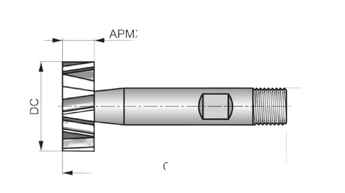 כרסום DORMER C8227.5X2.0 T