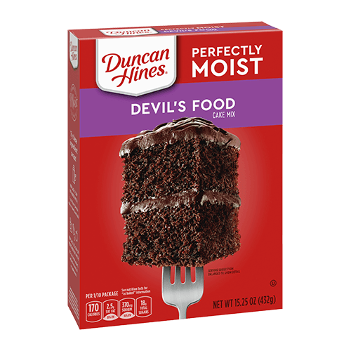 תערובת לעוגת Devil's Food שוקולד Duncan hines