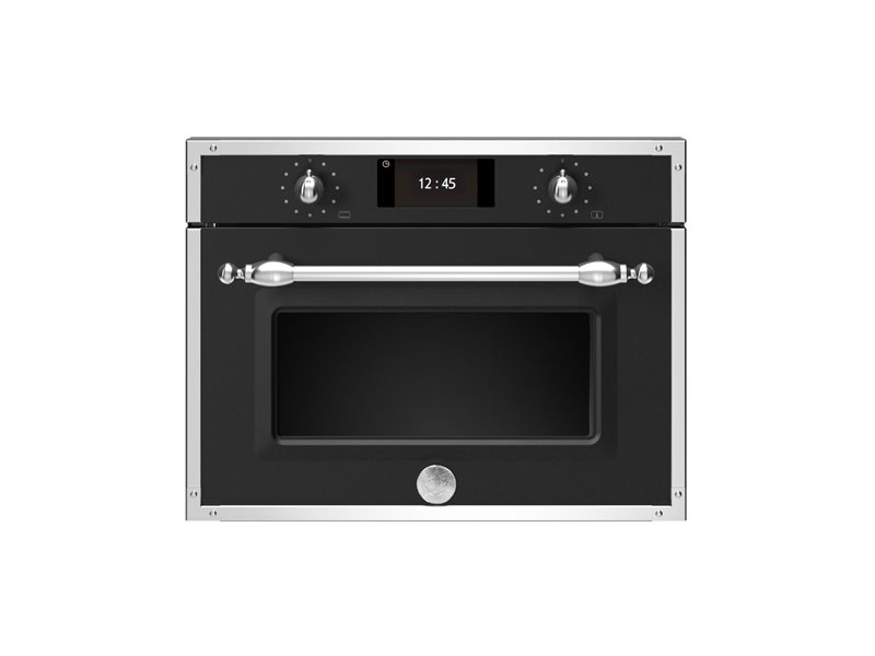 מיקרוגל משולב אפיה BERTAZZONI דגם F457HERMWTNE גימור שחור מט