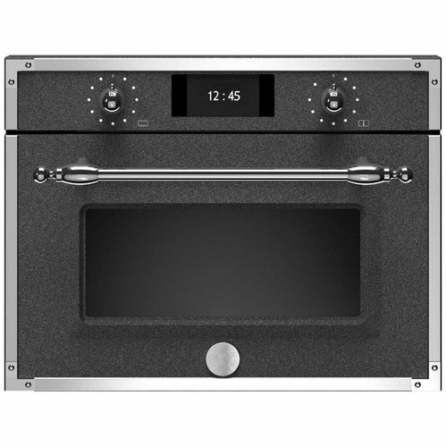 מיקרוגל משולב אפיה BERTAZZONI דגם F457HERMWTND גימור שחור דקור