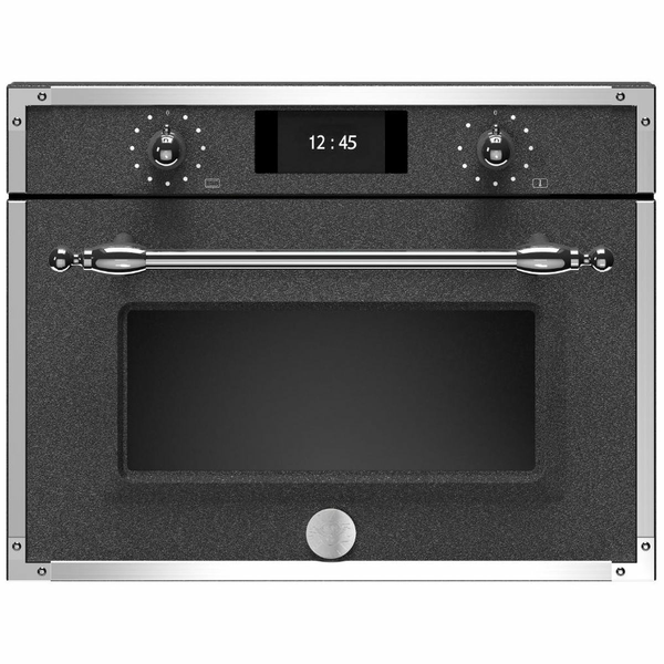 מיקרוגל משולב אפיה BERTAZZONI דגם F457HERMWTND גימור שחור דקור