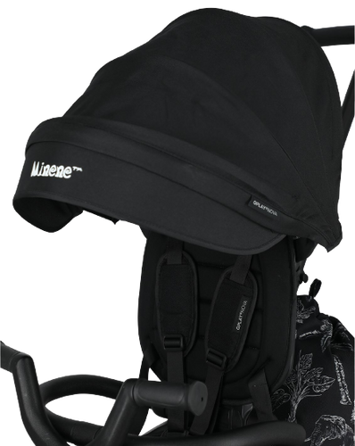 תלת אופן דו-כיווני מעוצב, עם קיפול סופר קומפקטי ו 3 שלבי שימוש - שחור ג'ונגל