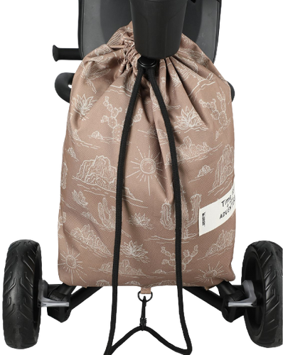 תלת אופן דו-כיווני מעוצב, עם קיפול סופר קומפקטי ו 3 שלבי שימוש - חום מדבר