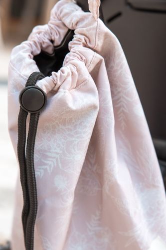 תלת אופן דו-כיווני מעוצב, עם קיפול סופר קומפקטי ו 3 שלבי שימוש - ורוד עתיק פרחוני