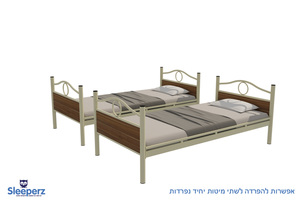 מיטת קומותיים מברזל