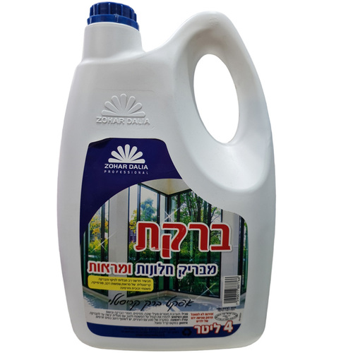 ברקת מבריק חלונות ומראות 4 ליטר זהר דליה