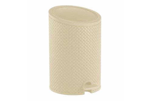פח פדל ראטן קרם RATTAN PEDAL BIN 209605