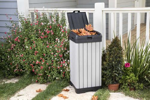 פח חוץ מוברש אפור - Brushed Bin 241908