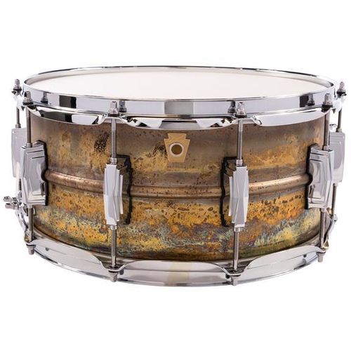 תוף סנר LUDWIG RAW BRASS PHONIC LB464R 6.5 X 14