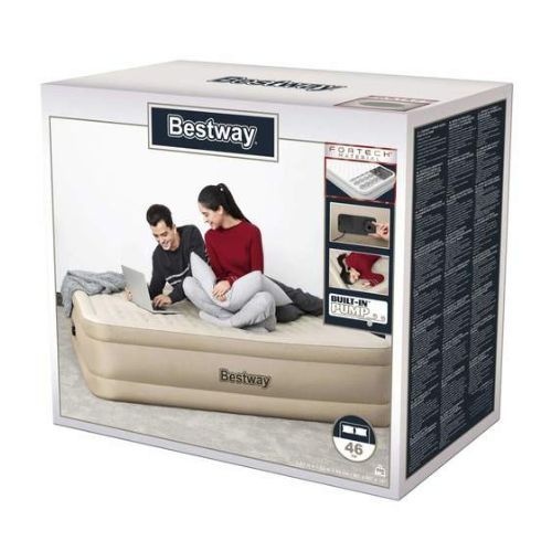 מזרון FOTECH קווין אפור + משאבה חשמלית מבית Bestway